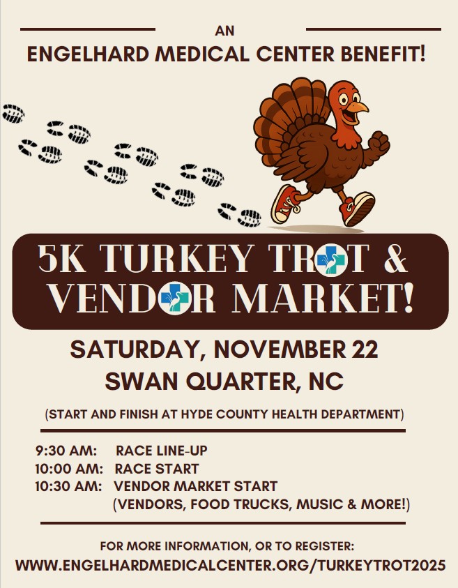 turket trot and vendor market, fundraiser